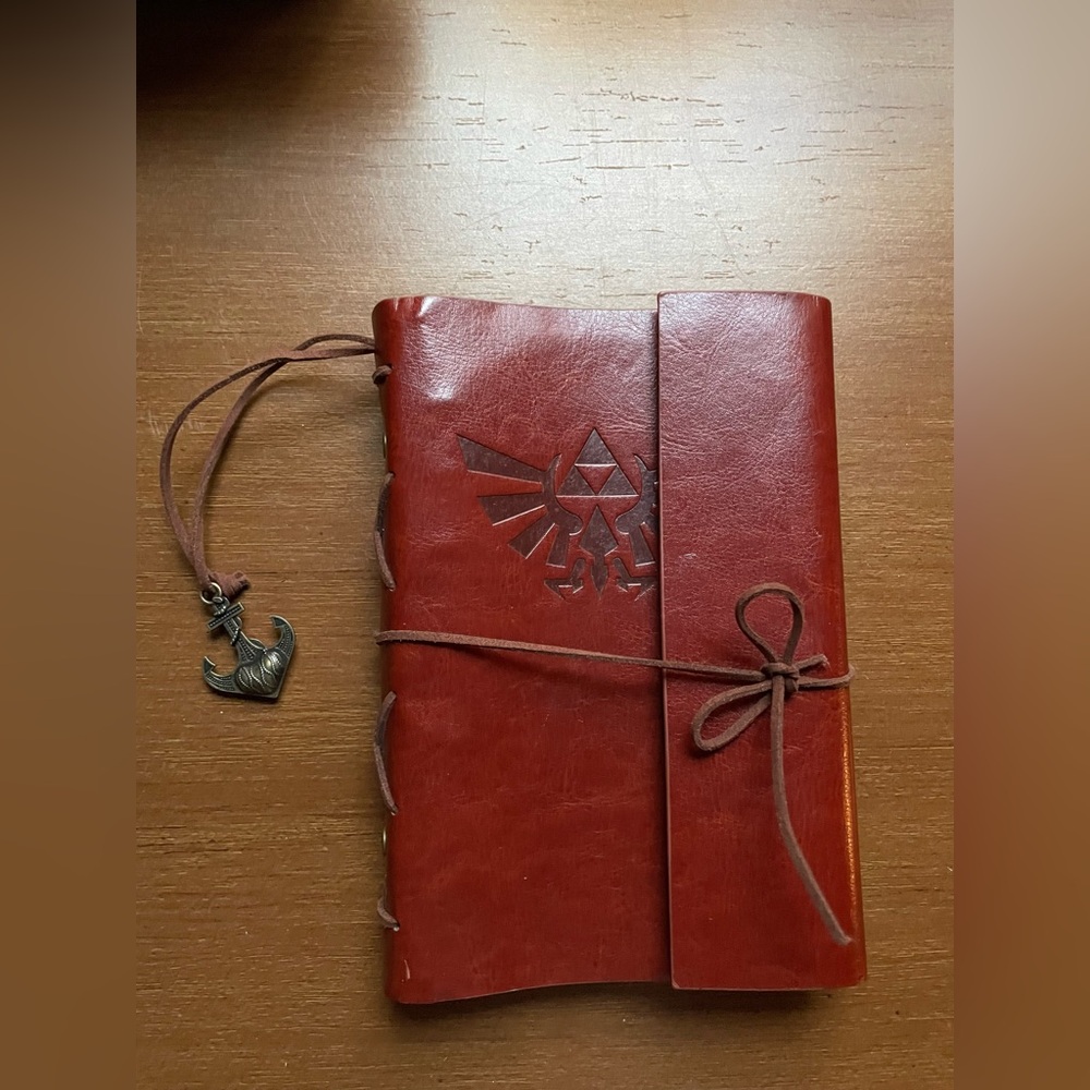 Legend of Zelda Notebook PU Leather Travel Journal Sketching Diary Binder